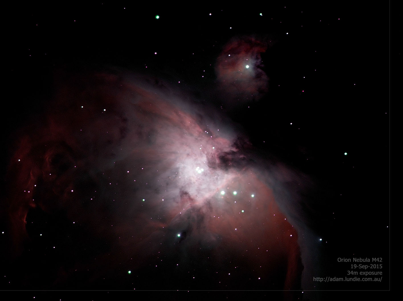 Test Shot of the Orion Nebula