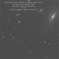 Asteroid 2001 TM120 Passing NGC 5078 thumbnail