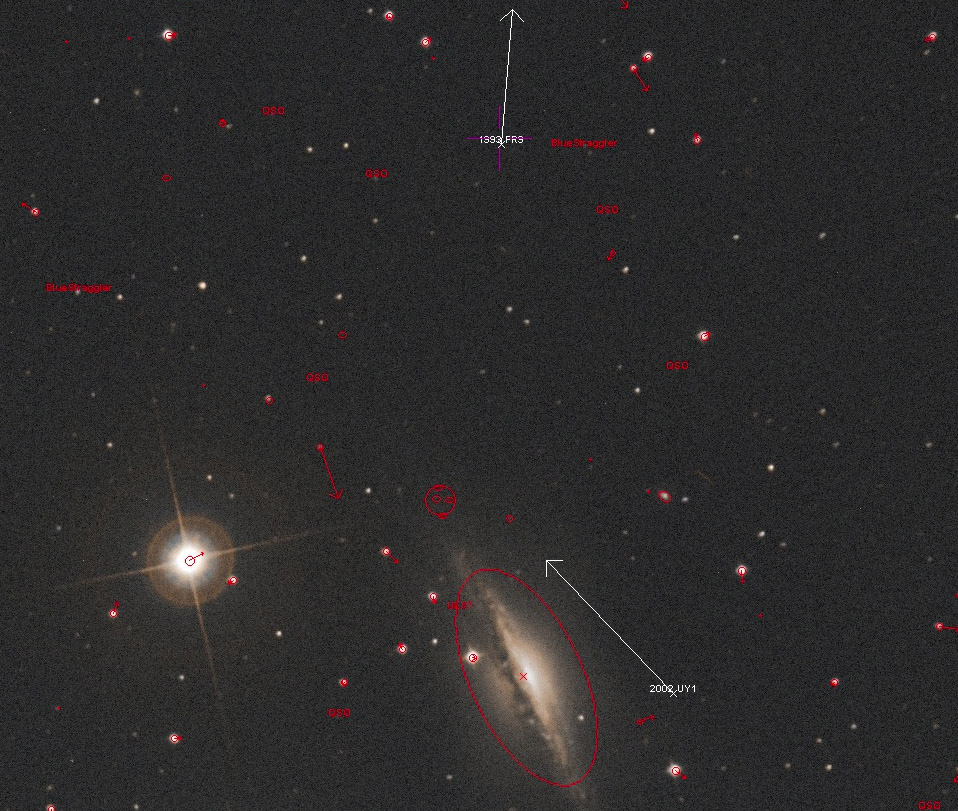 NGC 1055 Asteroids