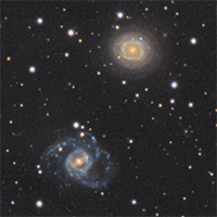 Spiral Galaxies NGC6935 and NGC6937 thumbnail