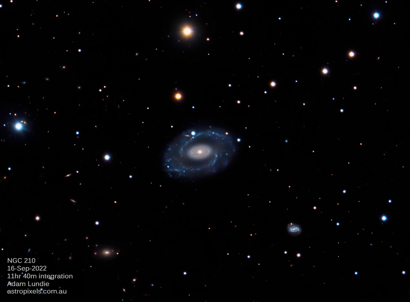 Cosmic Island Galaxy NGC 210
