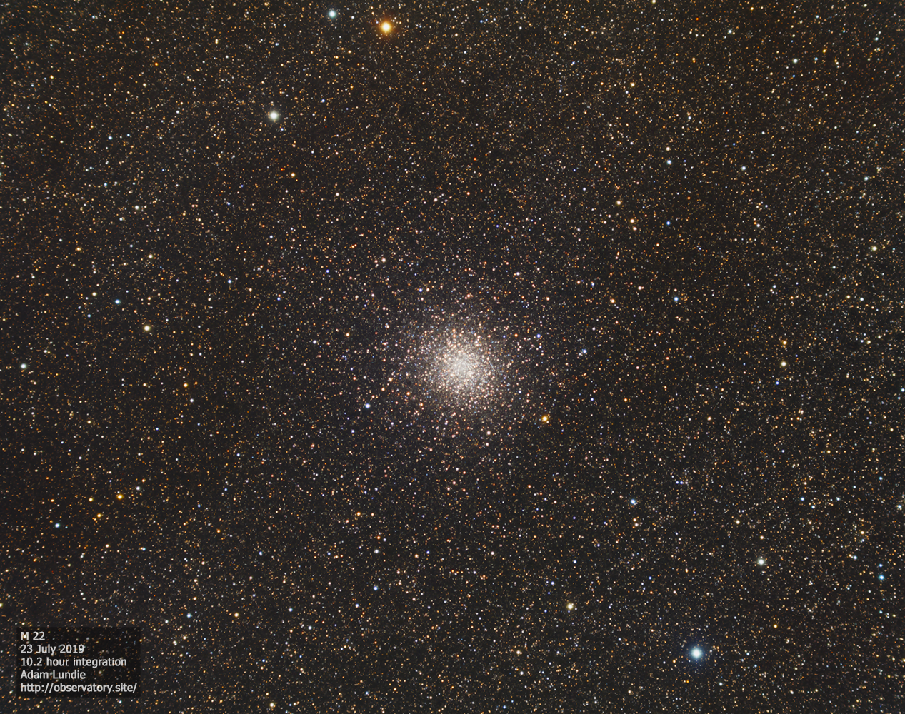 Messier 22 Globular Cluster