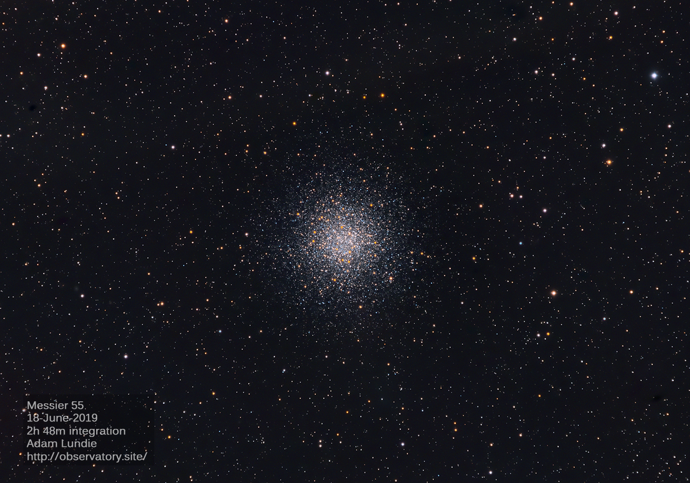 Messier 55 Globular Cluster