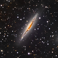 Edge On Spiral Galaxy NGC 3717 thumbnail