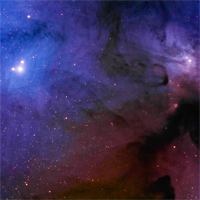 IC4603 and IC4604 Showing Rho Ophiuchi Color Transition thumbnail
