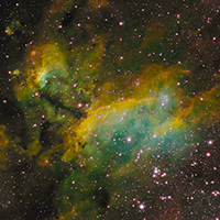 Prawn Nebula in Emission Line Color thumbnail